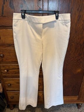 Women's white Straight-Leg Dress Pants